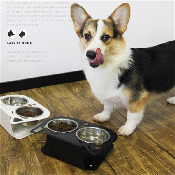 Enhance Your Pet's Mealtime with Our Anti-falling Cat Dog Feeding Water Bowl